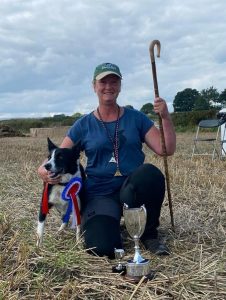 Wolsingham Show sheepdog trials, 2023 winner Fellside Pip